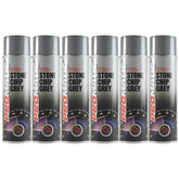 6X Promatic Stonechip Grey Spray Paint 500ml Spray Paint